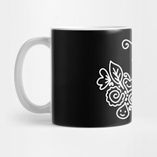 Butterfly fun doodle art Mug